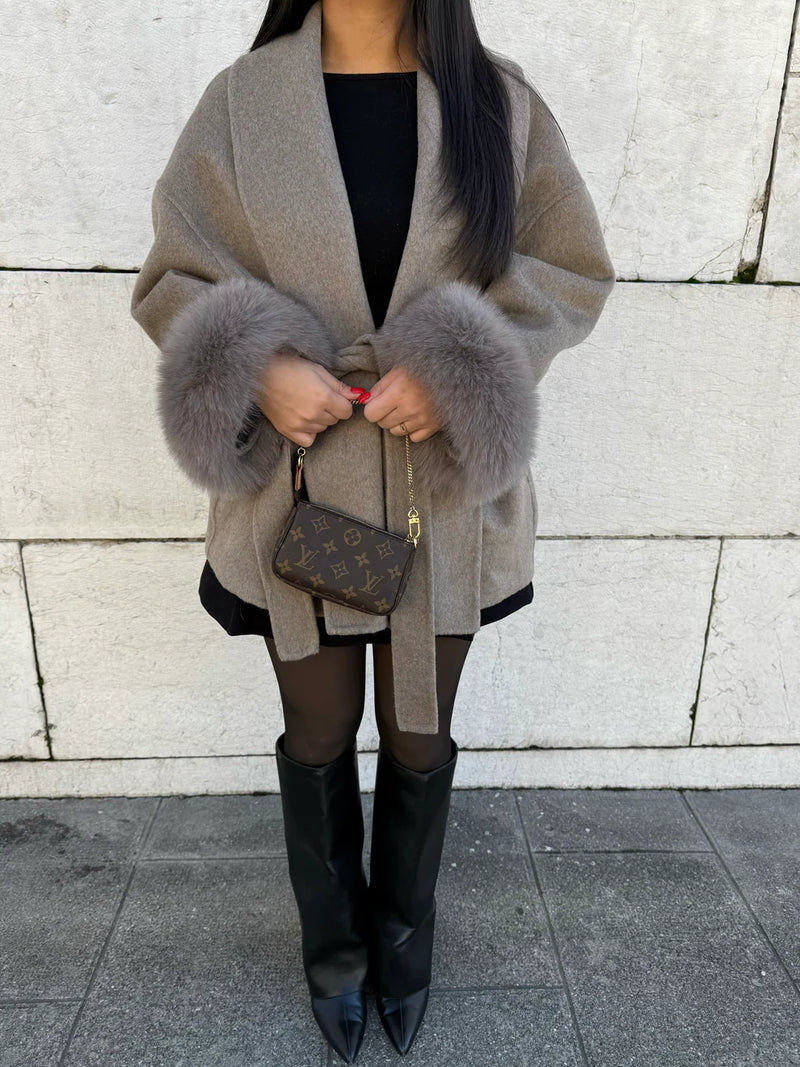 Elena | Elegante Wollen Mantel
