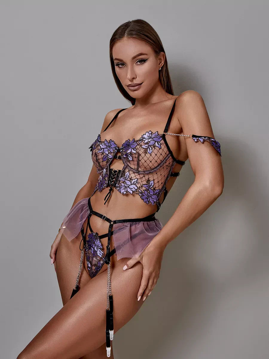 Feline | 3-delig Lingerieset