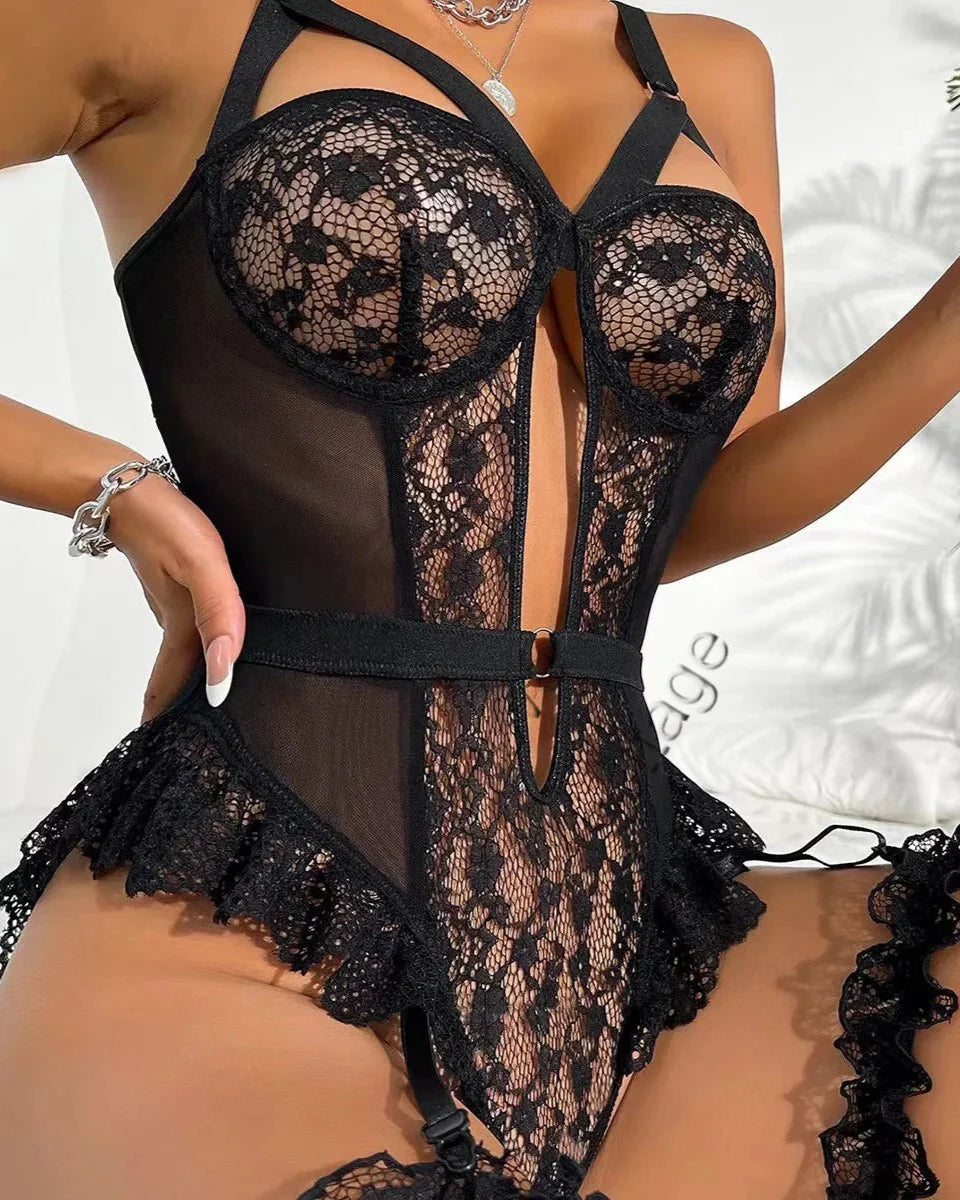 CELIA | Sexy kanten body (1+1 GRATIS)
