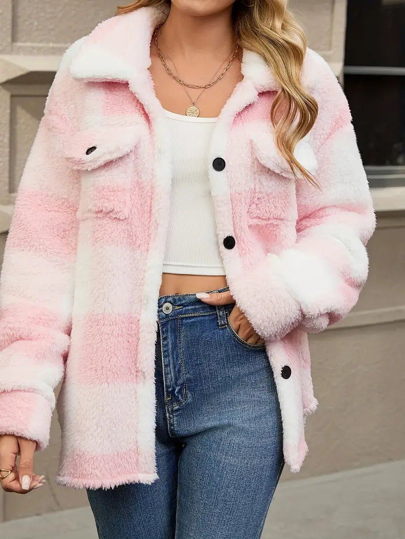 Emilia™ | Geruite Herfstjas