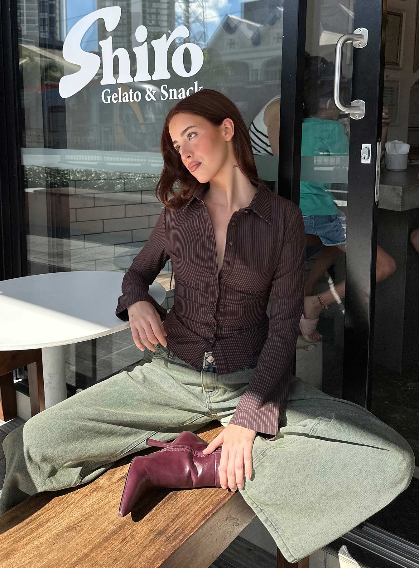 Lenia | Blouse met wijde mouwen