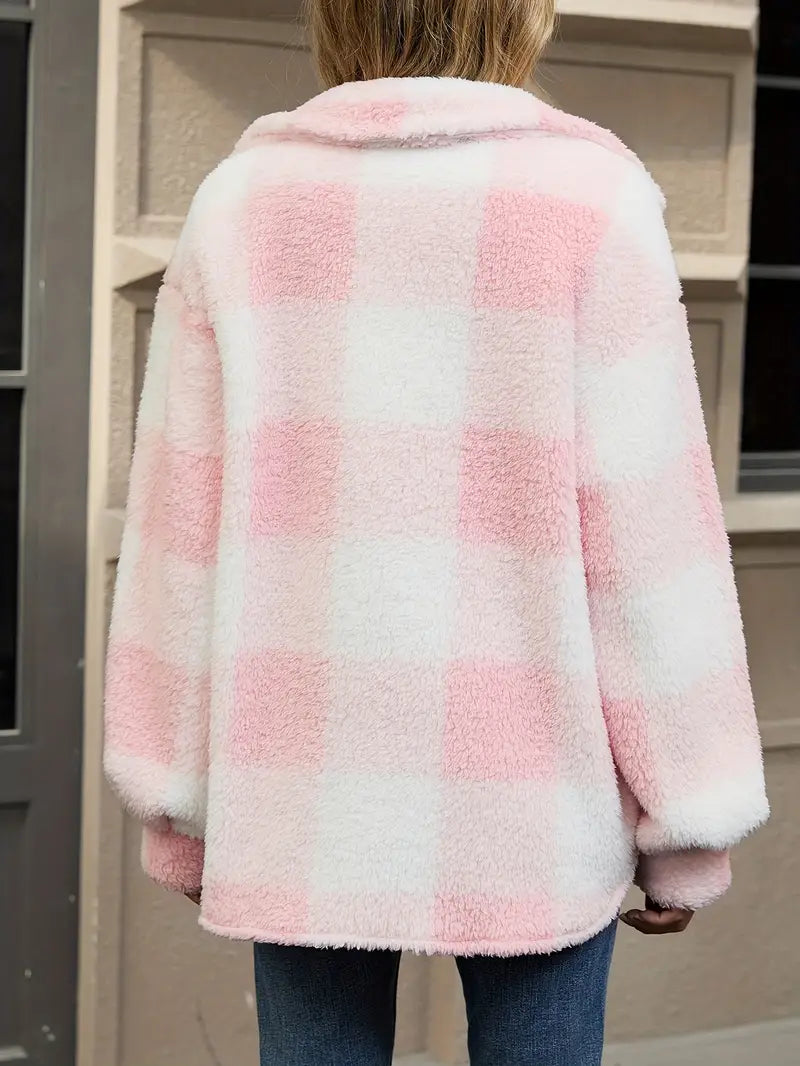 Emilia™ | Geruite Herfstjas