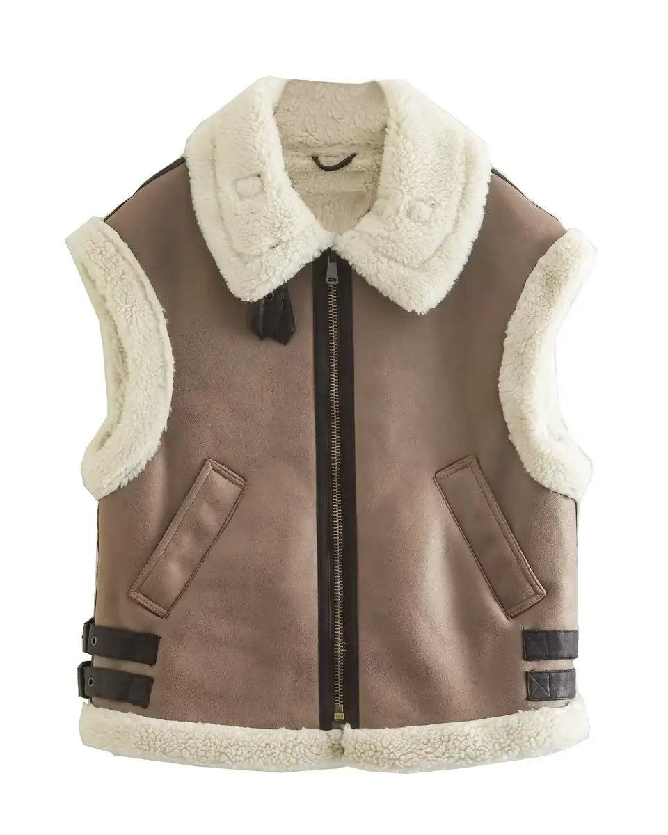 Evi | Autumn Teddy Gilet