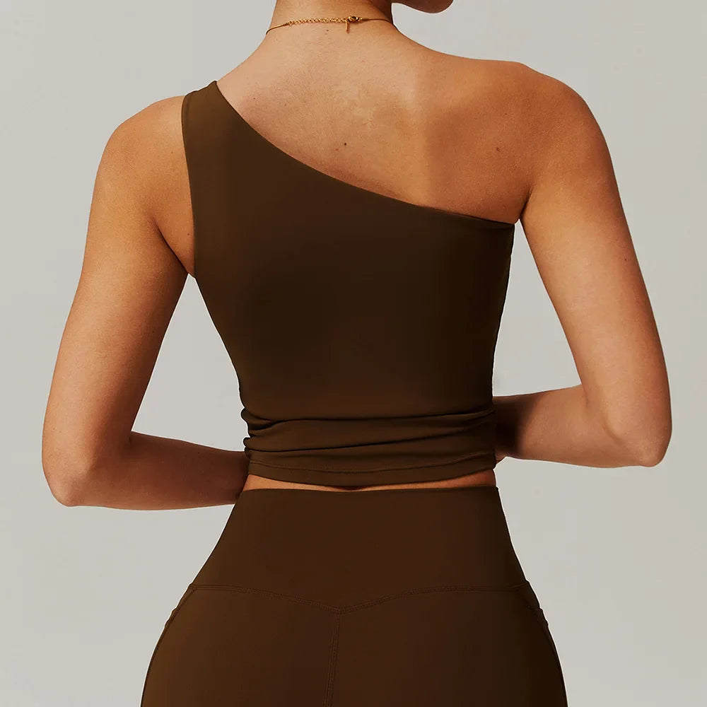 Gabriela | Effen sportief push-up sportbeha