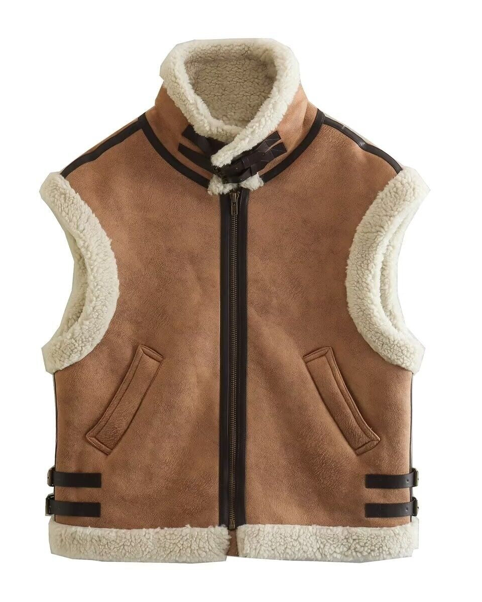 Evi | Autumn Teddy Gilet