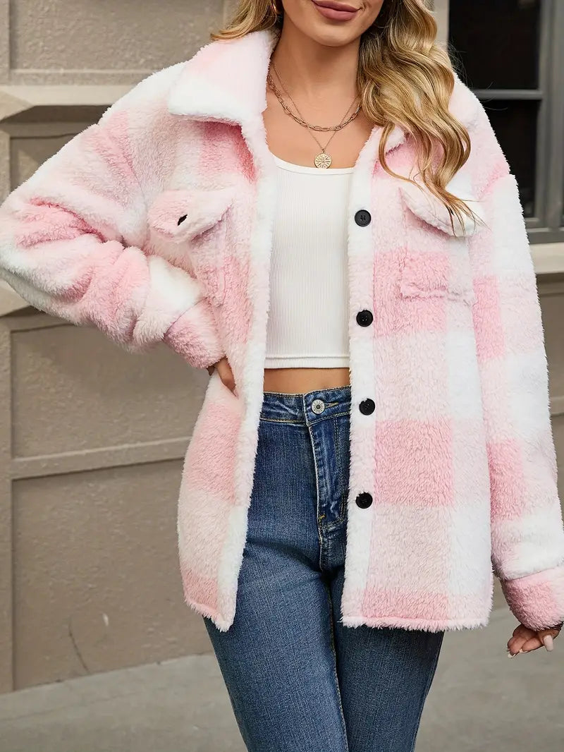 Emilia™ | Geruite Herfstjas